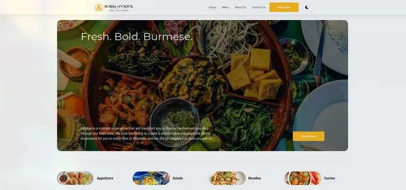 burmese restaurant website
