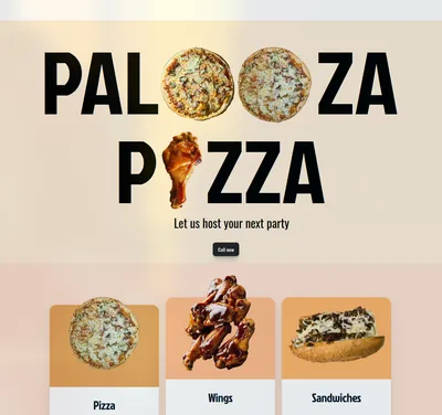 restaurant website